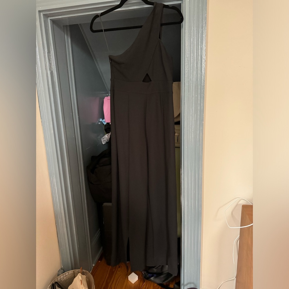 Black one shoulder Jumpsuit